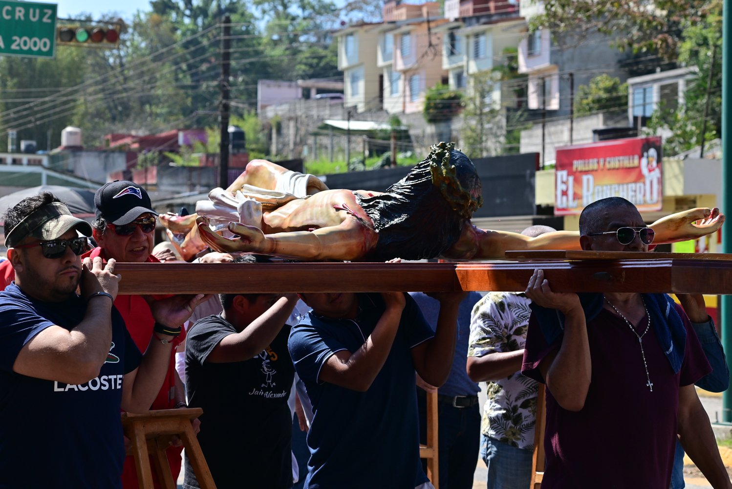 Viacrucis en Xalapa 2000