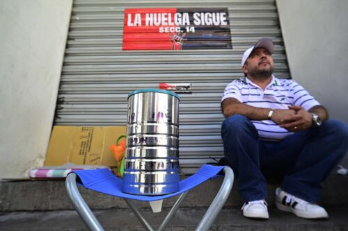 A casi un año y se mantiene la huelga en las sucursales del Nac