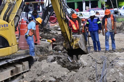 Trabajos de rehabilitación y pavimentación en Xalapa