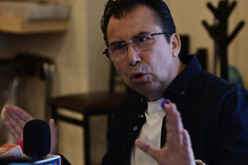 Conferencia de prensa de Gonzalo Guízar Valladares